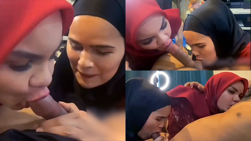 Bokep Indo Enaknya di Emut Dua MILF Hijab 3some