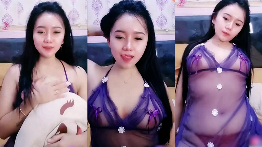 Bokep Indo Mitha Lingerie Ungu Sexy Live Hot